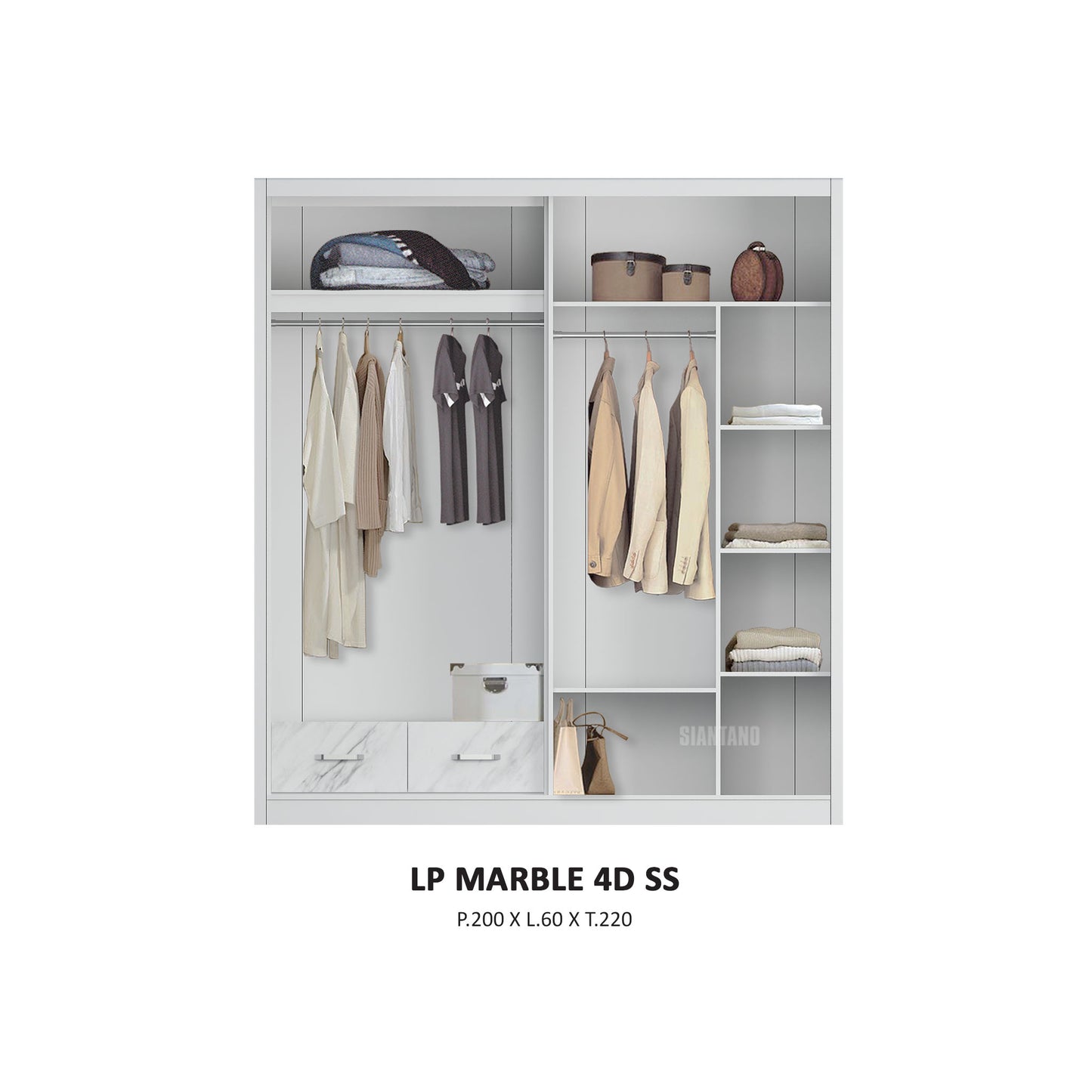 LP MARBLE 4D SS