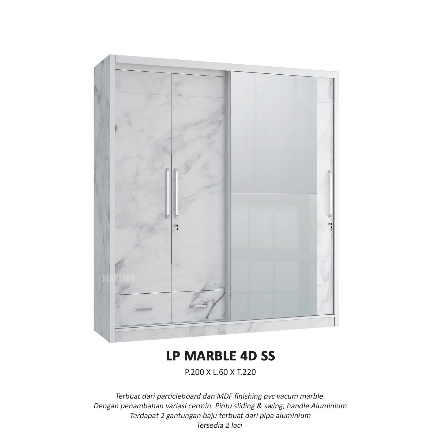 LP MARBLE 4D SS