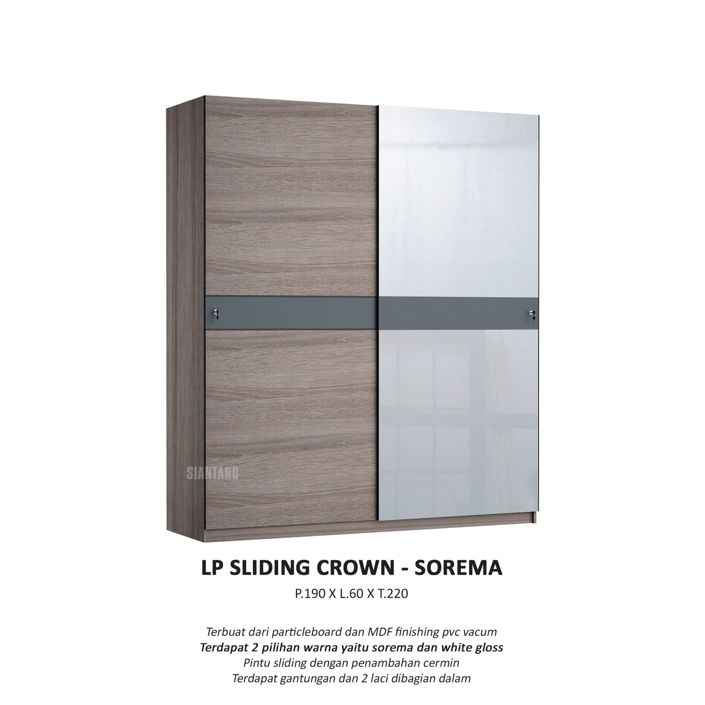LP SLIDING CROWN ( Sorema )